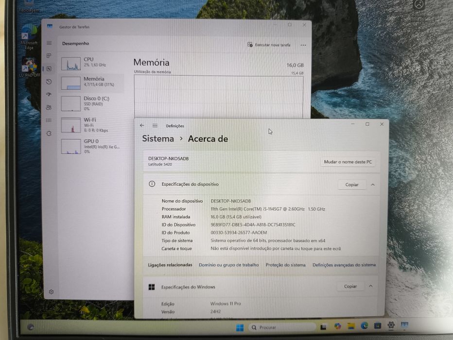 Dell Latitude 5420 i5-1145G7/16gb/256gb/14"