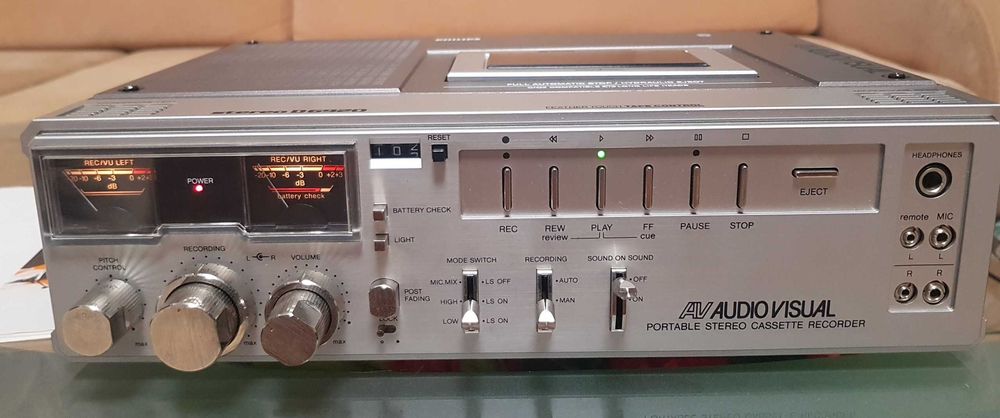 Кассетный магнитофон Philips D 6920 stereo made in Austria