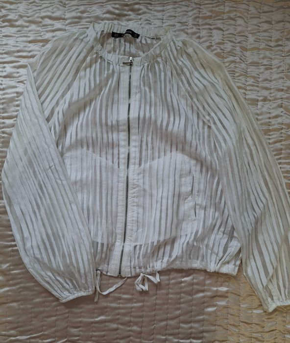 Бомбер блуза женская Zara S-M.
