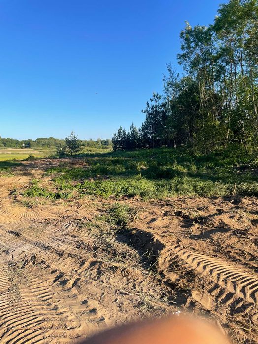 Działka budowlana Doktorce 1200 m² położona na wzniesieniu z widokiem na dolinę Narwi - Widok 3