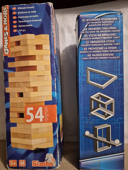 Gra Jenga 2 kpl używane