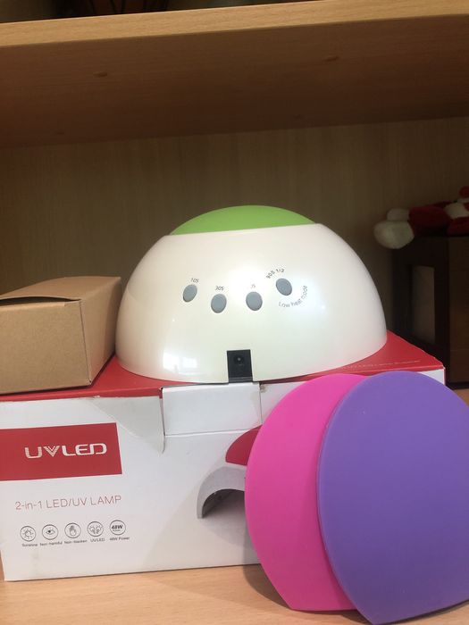 Лампа для манікюру 2 * 1 Led/ uv San 2
