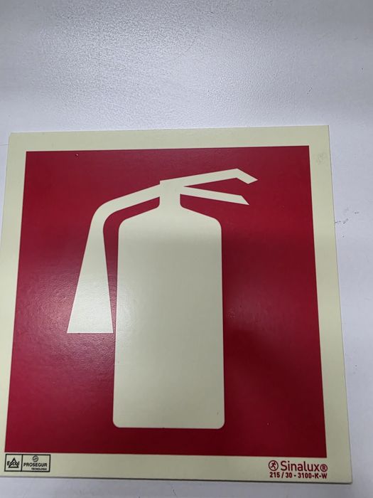 Placa extintor novas nunca usadas cerca de 40 unidadee