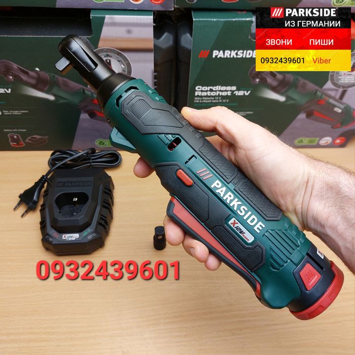 Аккумуляторная трещотка 12В гайковерт из ГЕРМАНИИ. Parkside PAR 12 трі