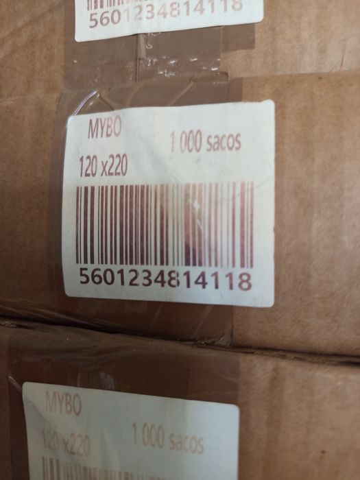 Cxs de saquinhos de 1000 unidades cada