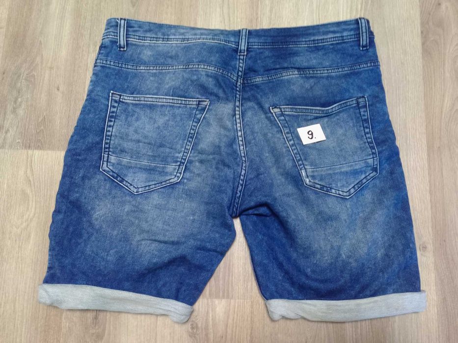 Шорты джинсовые, плащевка