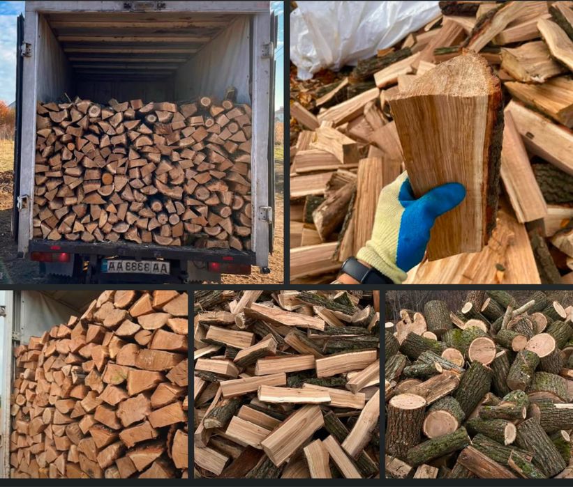 Дрова колені, дуб/ясен/акація