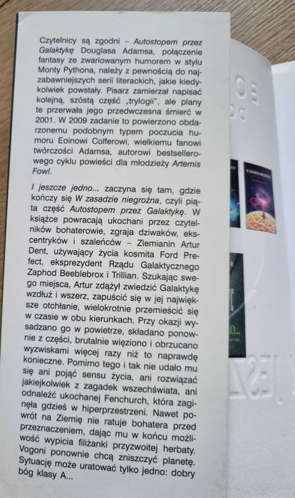 I jeszcze jedno...Autostopem przez galaktykę Eoin Colfer Douglas Adams