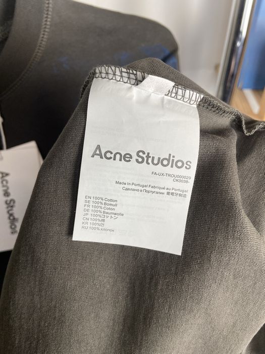 Футболка Acne Studios | Acne Studios Grey T-Shirt | Акне Студіос Футболка