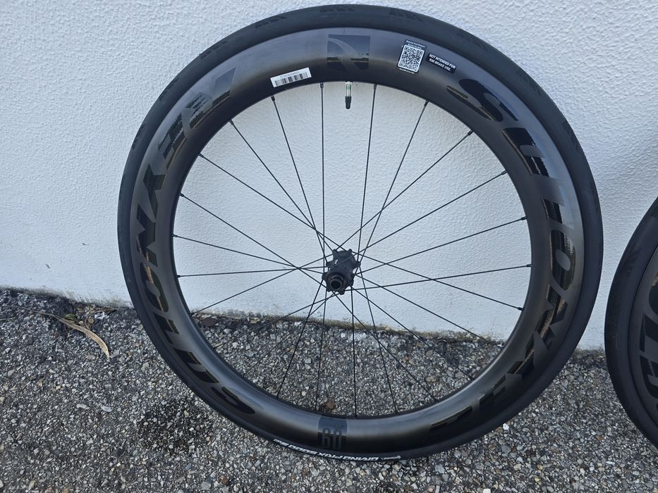 Par de rodas de disco de carbono