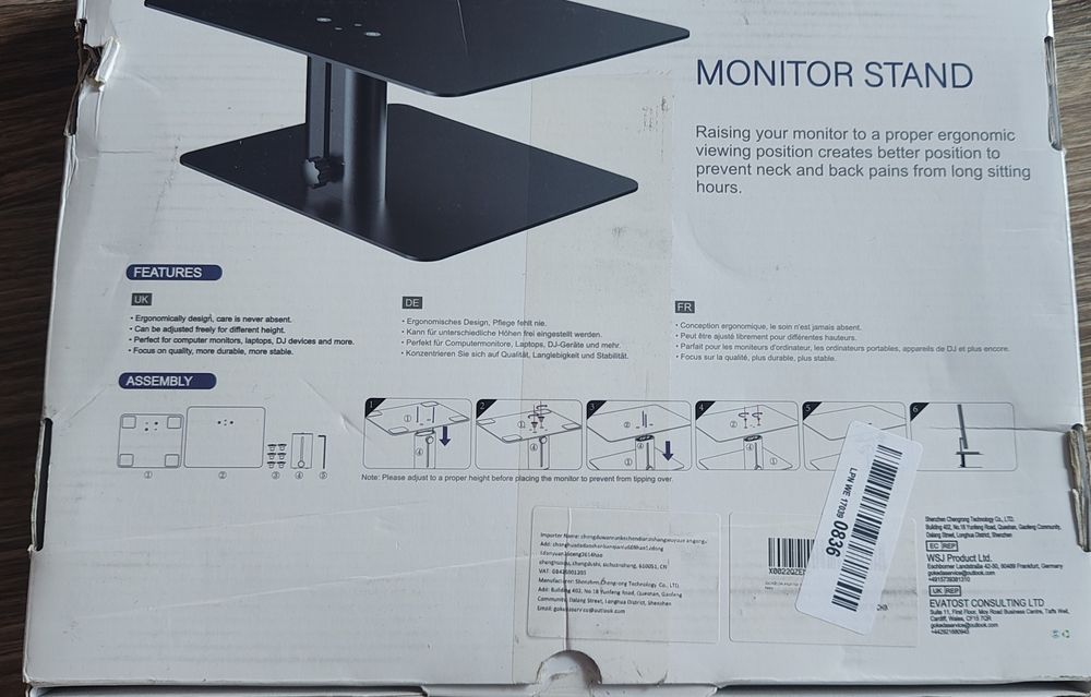 Podstawka dla laptopa monitor