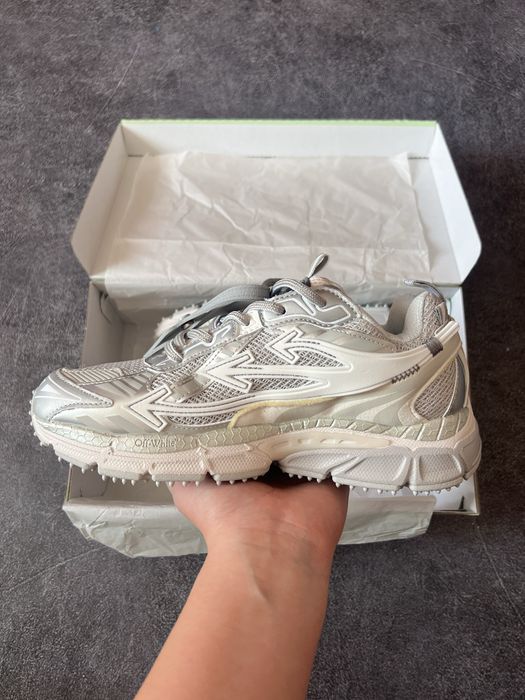 Кросівки Off-white be right back silver