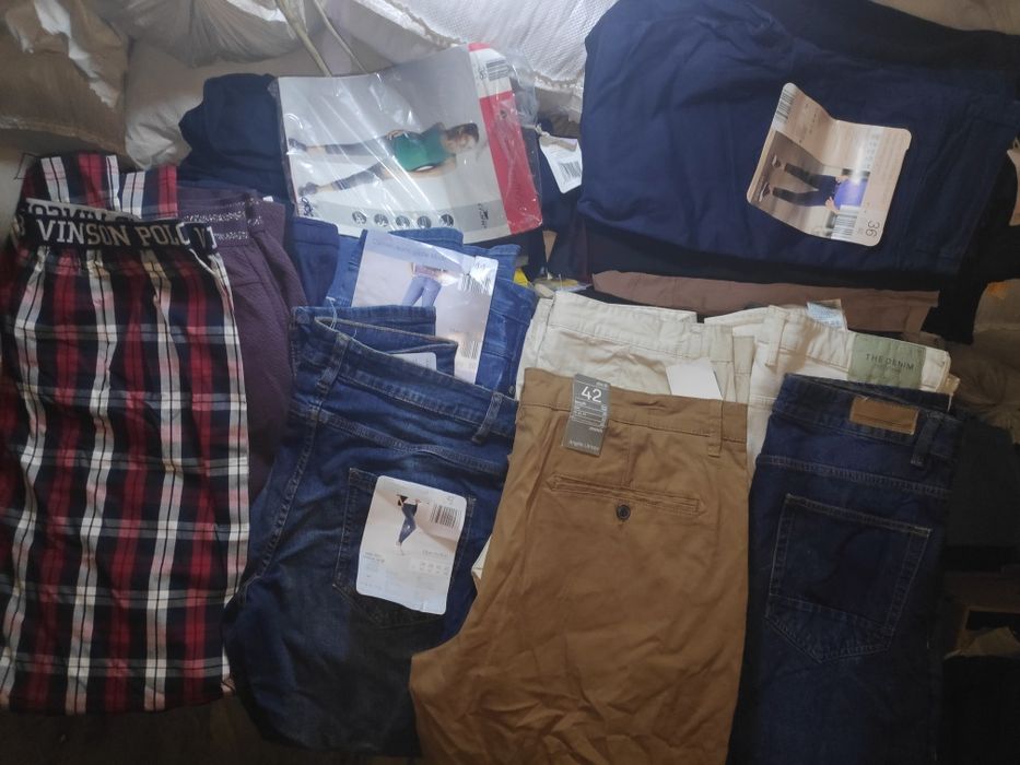 Сток опт джинсы лосины леггинсы спортивные брюки мужское женское