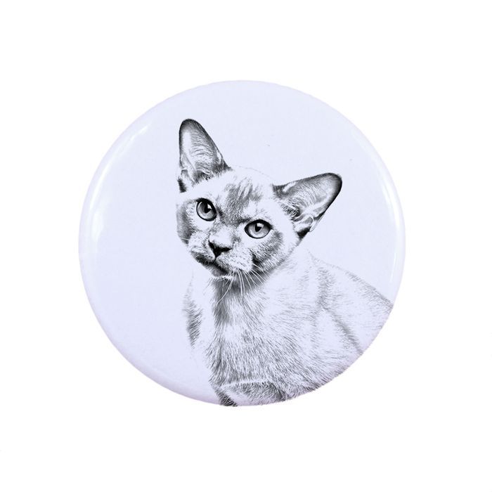 Kot birmański przypinka z kotem mała Art-Dog