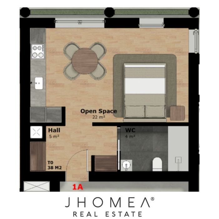Apartamento T0 - Vacivus, Rio Tinto, Porto