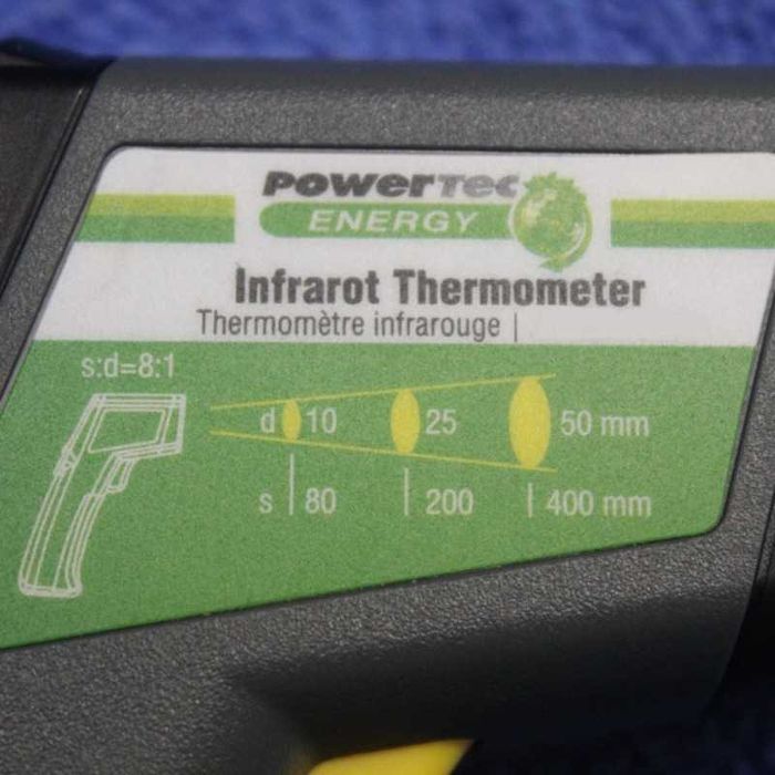 Termómetro pirómetro -20ºC a +320ºC infravermelhos laser