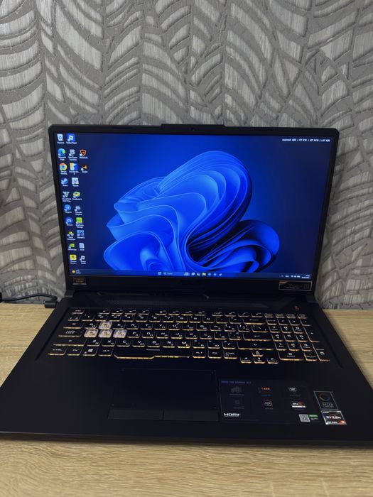 Игровий ноутбук/ASUS TUF Gaming/120HZ/R9-4900H/16GB/ 512GB/GTX1660ti