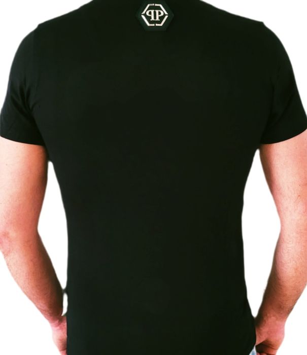 Philipp Plein Koszulka Scarface motyw z aktorem czarna