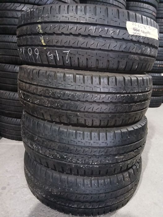 4 Pneus 215/60R16 C Kleber seminovos