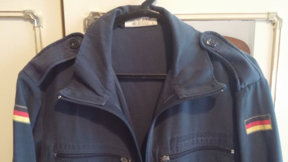 Casaco Vintage, cor azul marinho