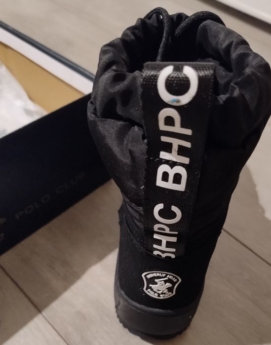 Czarne śniegowce 37/38 Beverly hills buty