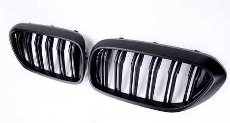 Grelhas frontais preto brilho dupla barra BMW série 5 G30 G31 1ª fase