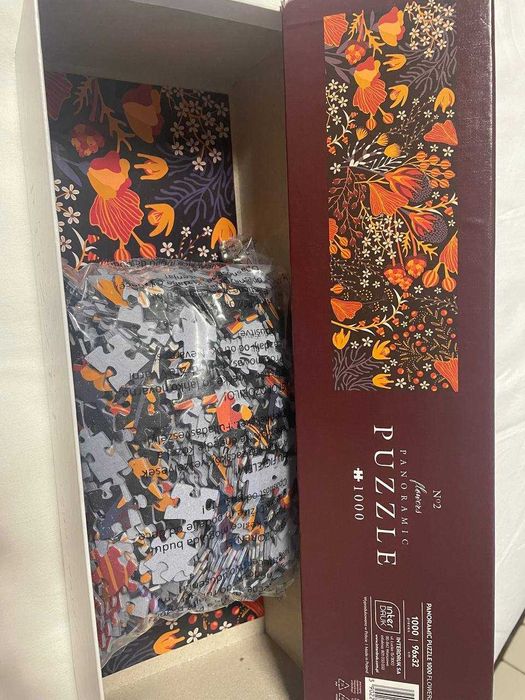 Пазли з квітами INTERDRUK 1000 ел.