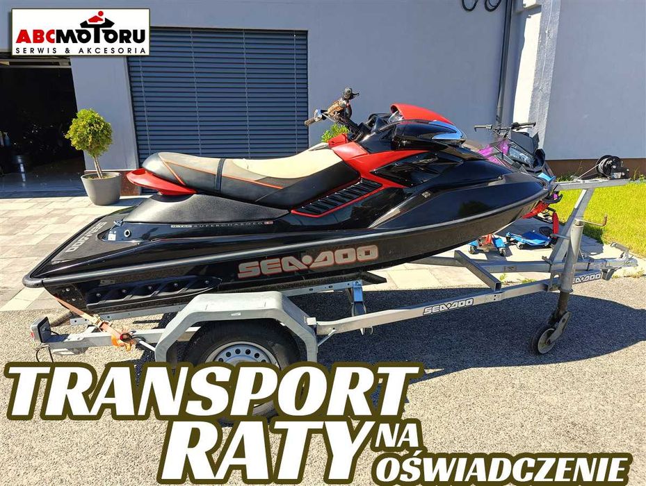 Sea-Doo RXT 215, 4-TEC Supercharged IC, 2006 r.  przyczepka, skuter wodny SEA DOO