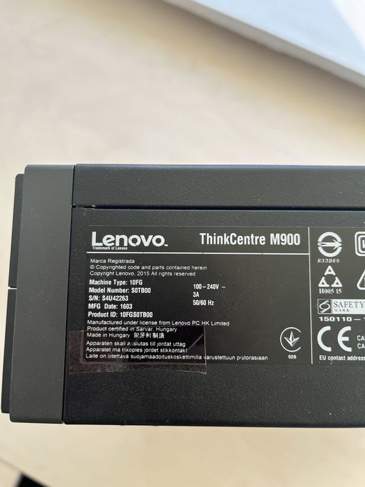 Lenovo Thinkcentre M900 SFF  i5-6500 16 gb