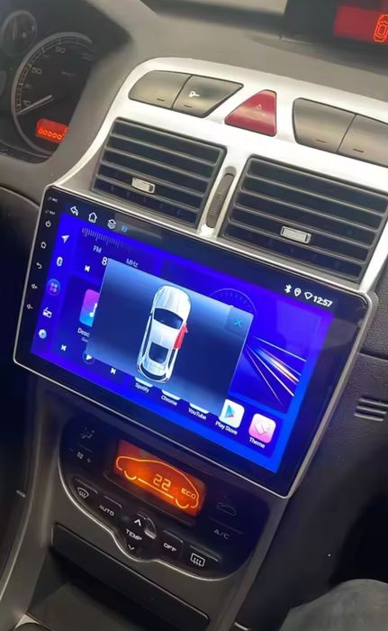Rádio Android 14 com GPS Peugeot 307 (Artigo Novo)