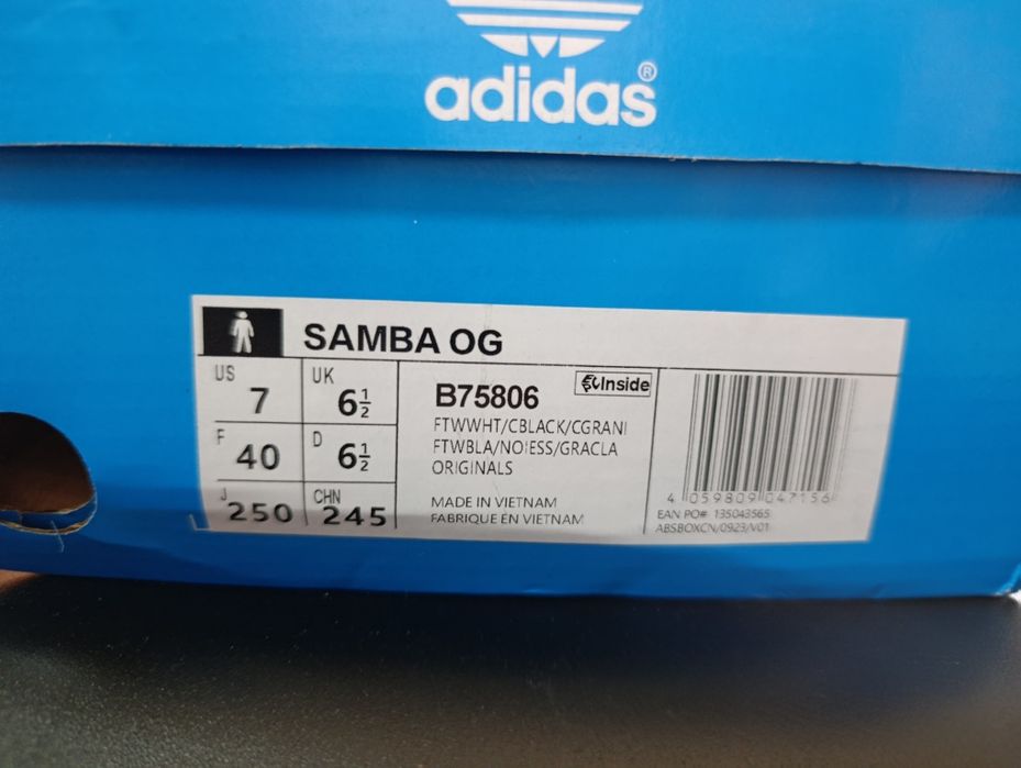 Adidas Samba tam 40
