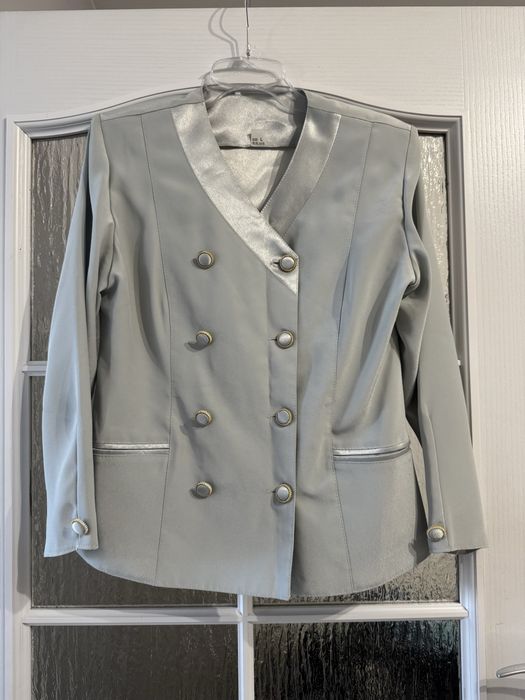 Elegancka marynarka w kolorze miętowym