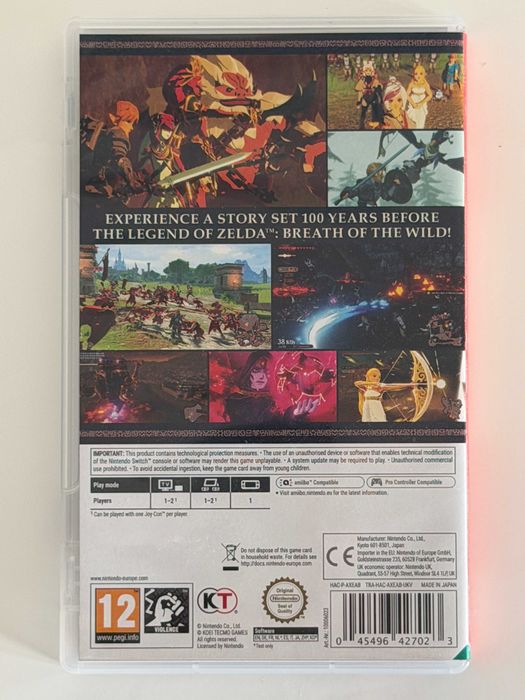 Jogo Hyrule Warriors - Age of Calamity (Nintendo Switch)