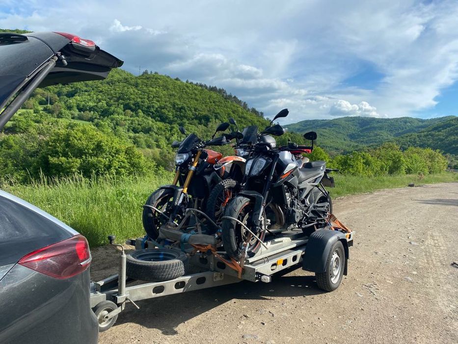 Przyczepka motocyklowa  wynajem Kraków