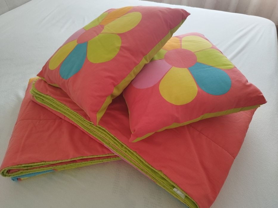 Edredons Estampados Dupla Face + Almofadas