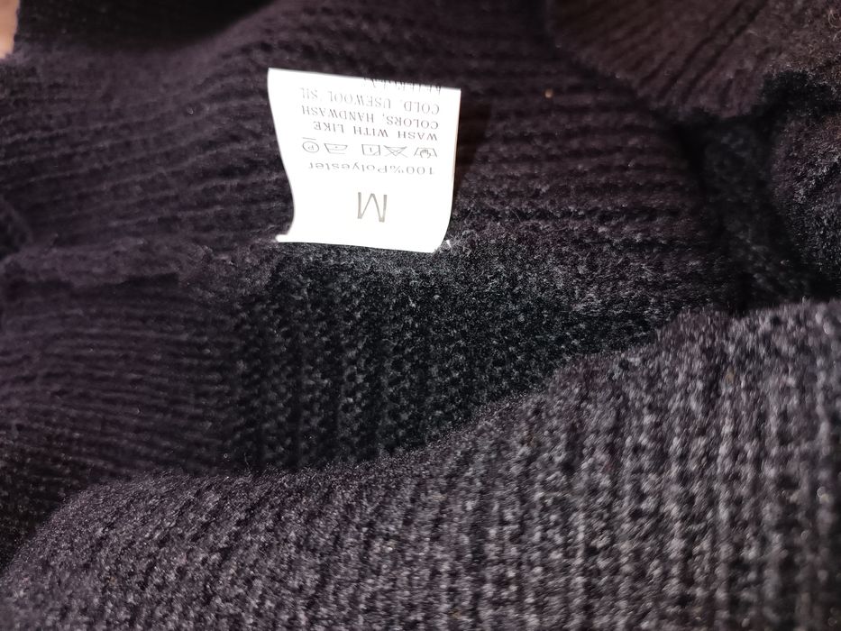 Nowy Męski sweter/ czarny męski swetr