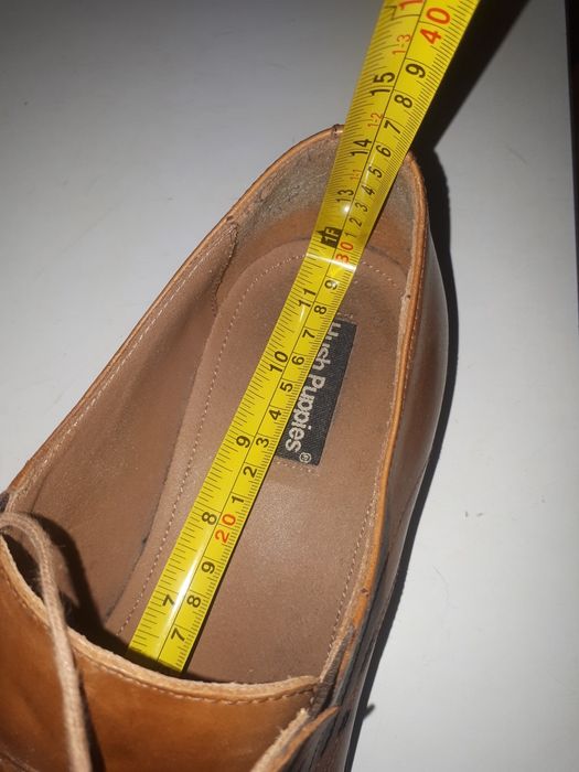 (30см) Кожаные туфли Hush Puppies.