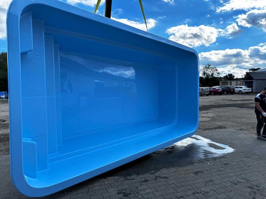 MEGA PROMOCJA, Basen poliestrowy SARAGOSSA 6 X 3X X1,5 z osprzętem !!