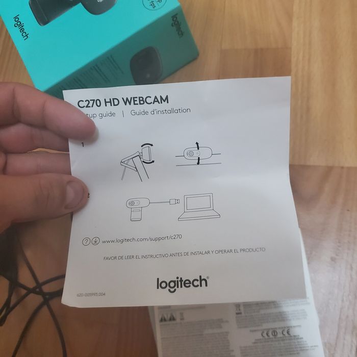 Вебкамера Logitech c270 HD Webcam 720 p 30 fps