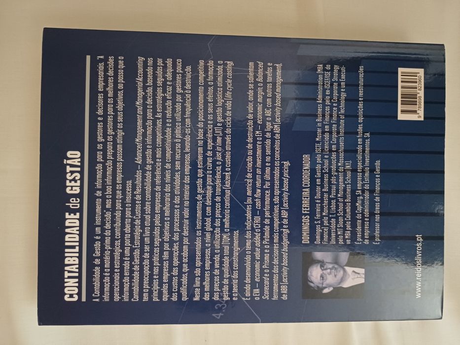 Livro - Contabilidade de Gestão - Volume II

2° Edição, Rei dos Livros