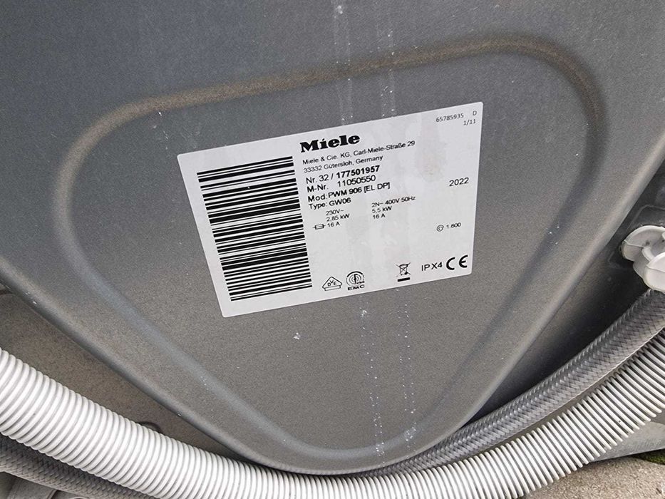 Zestaw Miele Professional. Pralka PWM 906 + suszarka PDR 908. Jak nowe