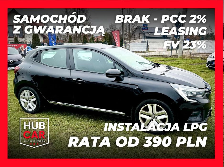 Renault Clio 100KM | LPG | Hatchback | Leasing | Super Stan | FV 23% | Gwarancja