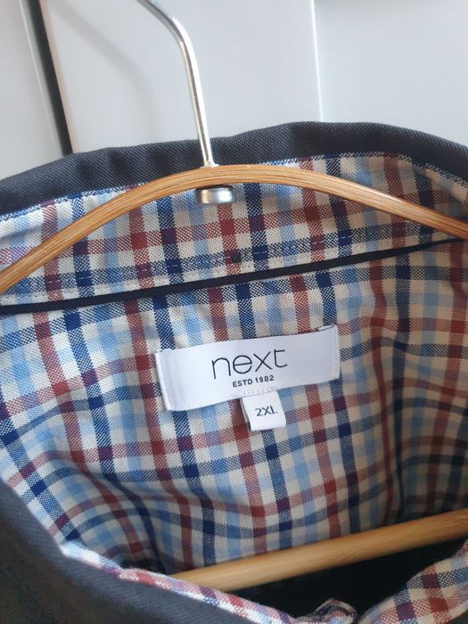 Koszula męska Next 2XL brązowa khaki