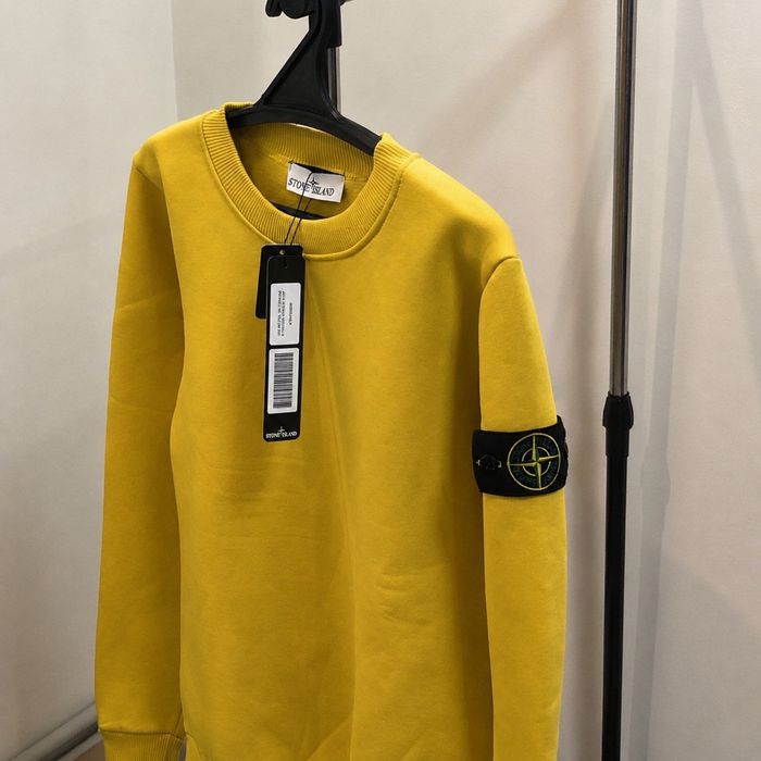 STONE ISLAND | Світшот Стон айленд | кофта Стонік Жовтий XS S M L XL