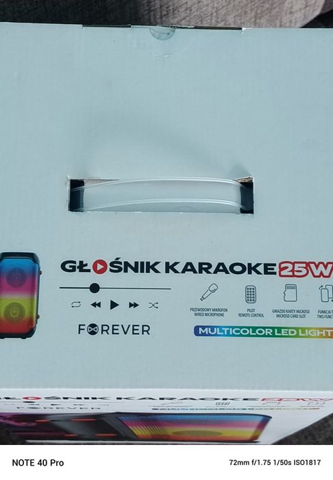 Głośnik karaoke 25 W