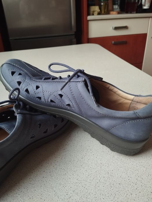 Buty damskie ze skóry Hotter Comfort rozmiar 42.