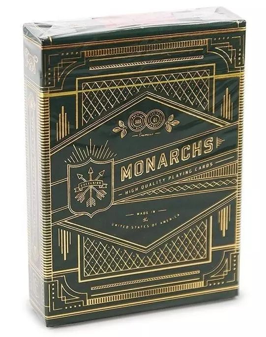 Karty Monarchs Green BICYCLE. Quint