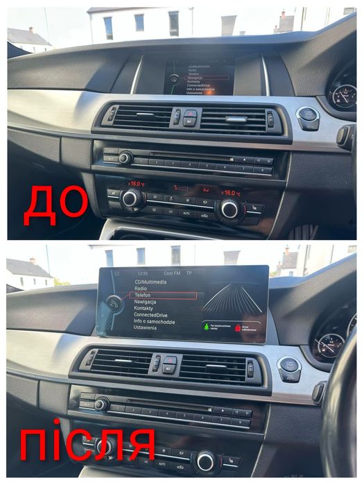 Магнітола 12.3" BMW 5 F10 F11 2010-2017 CIC Apple CarPlay Android Auto