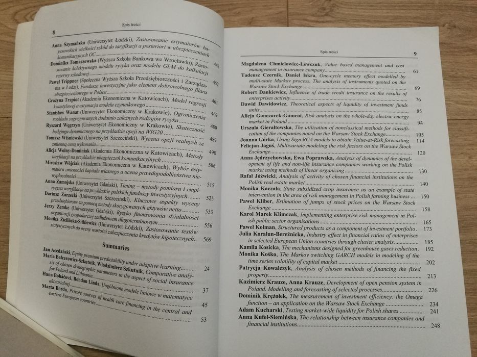 Inwestycje finansowe i ubezpieczenia-tendencje światowe a rynek polski