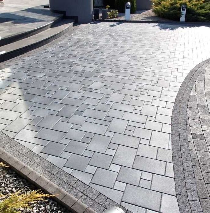 Brukarstwo Bruki Układanie kostki Tarasy kostka brukowa granitowa